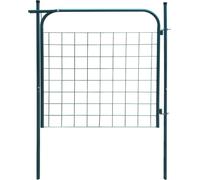 Maison Exclusive - Puerta para valla de jardín, 100 x 100 cm, color verde