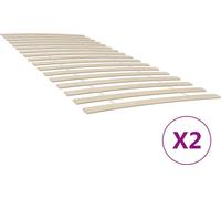 Maison Exclusive: Rejilla para somier de repuesto con 34 lamas, 2 unidades, 90x200 cm