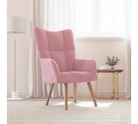 Maison Exclusive: Sillón reclinable rosa de terciopelo