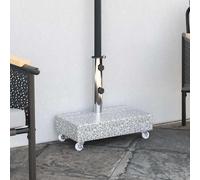 Maison Exclusive - Soporte para paraguas, color gris claro, 45x25x8,3 cm, granito