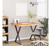 Maison Exclusive - Tablero de escritorio, 80x80x3,8 cm, madera maciza de acacia con borde natural