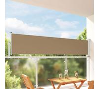 Maison Exclusive - Toldo de pared, 100 x 300 cm, 100% poliéster, estructura de hierro y acero