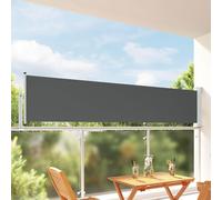 Maison Exclusive - Toldo de pared, 100 x 300 cm, 100% poliéster, estructura de hierro y acero