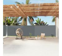 Maison Exclusive: Toldo de pared extensible, color antracita, 180 x 1200 cm