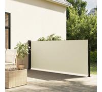 Maison Exclusive - Toldo de pared extensible, color crema, 120x500 cm