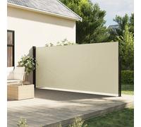 Maison Exclusive - Toldo de pared extensible, color crema, 160x500 cm