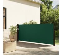 Maison Exclusive: Toldo de pared extensible, color verde oscuro, 140 x 600 cm