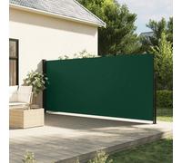Maison Exclusive - Toldo de pared extensible, color verde oscuro, 180x500 cm