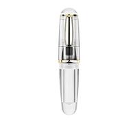 Majohn Q1 Mini pluma estilográfica de punta extrafina, relleno transparente de cuentagotas de resina, bolígrafo corto de bolsillo de gran capacidad
