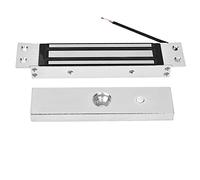 MAJONMMERD Cerradura Electromagnética, 180kg Fuerza de Retención, Entrada | Aleación de Aluminio, Liberación con Apagado, Puertas de Madera, Vidrio y Metal, Sistemas de Control de Acceso, Placa de