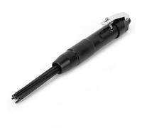 MAJONMMERD Herramienta Neumática de Desbarbado, Quitacascarillas de Agujas, 4400 RPM, 12 Agujas, de Impacto Reciprocante, para Limpiador de Escoria de Soldadura, óxido y Corrosión, para