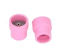 MAJONMMERD Juego de Copas de Cerámica para Soldadura TIG, 12# 14# Ingeniería de Precisión para Antorchas WP9 17 18 20 25 26, Piezas de Repuesto de Cerámica de para Proyectos de (PINK)