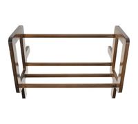 MAJORMENCH Organizador de Escritorio para Libros y Revistas, Estante Pequeño de Madera Color Pollo ala, Soporte Multifuncional para Almacenamiento, Adecuado para Oficina y Estudio
