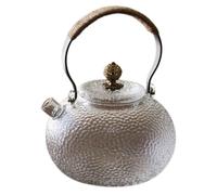 MAJORMENCH Tetera Diseño Retro Elegante de Vidrio Resistente al Calor Capacidad Grande y Filtro Integrado Color Aleatorio para Té Hogar