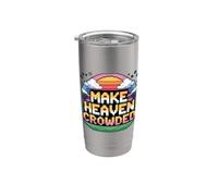 Make Heaven Crowded Vaso térmico de acero inoxidable de doble pared