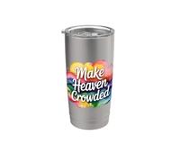 Make Heaven Crowded Vaso térmico de acero inoxidable de doble pared