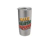 Make Heaven Crowded Vaso térmico de acero inoxidable de doble pared