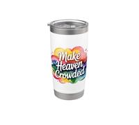 Make Heaven Crowded Vaso térmico de acero inoxidable de doble pared