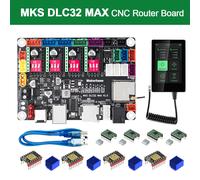 Makerbase-placa enrutadora CNC MKS DLC32 MAX, máquina de grabado láser, controlador de 4 ejes, grabador láser para carpintería, placa base TMC2209 12V T-Armor