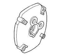 Makita 156972-8 Tapa de caja de engranajes para taladro giratorio y percutor modelo 6013B/BR