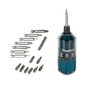 Makita - 18pc juego de puntas para destornillador con soporte y mango, b-28896