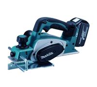 Makita - 18V AKU cepillo 82 mm, 2x batería 5,0 Ah XR, cargador DKP180RTJ