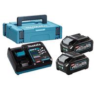 Makita 191J97-1 Power Source Kit BL4040x2 + DC40RA MAKPAC 1