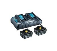 Makita 199482-2 Kit de fuente de alimentación 18V 5Ah con 2 baterías y cargador