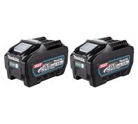 Makita 2x BL 4050 F batería 40 V máx. 5,0 Ah / 5000 mAh Li-Ion XGT ( 2x 191L47-8 ) IP64 con indicador del nivel de carga