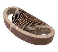 Makita 742509-3 Papel abrasivo de 4-1/2" x 5-1/2", grano 60, 10/paquete, negro, bronceado