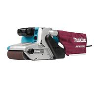 Makita Lijadora de banda 9404 – 1.010 W, velocidad variable 210-440 m/min, 100 mm de ancho