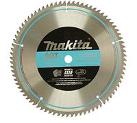 Makita A-93681 - Hoja de sierra de inglete (25 cm, 80 dientes, micro pulida), color negro