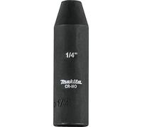 Makita A-99518 - Llave de vaso de impacto de pozo profundo de 1/4 pulgadas, unidad de 3/8 pulgadas