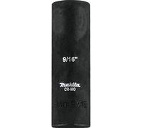 Makita A-99574 - Llave de vaso de impacto de pozo profundo de 9/16 pulgadas, unidad de 3/8 pulgadas