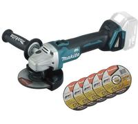Makita - Amoladora angular AKU 18V 125 mm, sin batería ni cargador DGA504Z