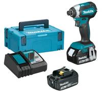 Makita atorn.de 3.0ah atornillador de impacto a batería 18v bl, verde