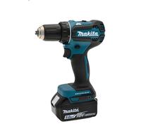 Makita - Atornillador 18V AKU, 2x batería 5,0 Ah, cargador DDF485RTJ