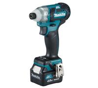 Makita - Atornillador de impacto 12V, 2 baterías Li-Ion CXT 2,0 Ah, cargador incluido TD111DSAE