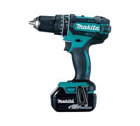 Makita Atornillador percutor DHP482RFE con 2 baterías de 3.0Ah/18V
