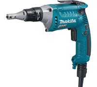 Makita Atornillador FS6300R eléctrico con cable 570W 6000 rpm 1,4 kg embrague silencioso azul