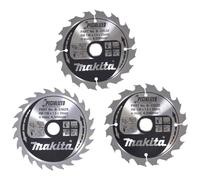 Makita B-33897 - Juego de hojas de sierra para sierra circular con batería (136 mm, 3 unidades)