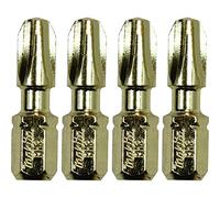 Makita B-34964 Impact Gold #3 Phillips Broca de inserción, 4 unidades