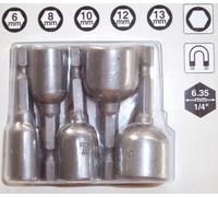 Makita b-39154 - juego de llaves de vaso (1/4', 5 piezas, sw6 ? sw13