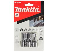 Makita Juego de llaves de vaso b-39154 1/4' 5 piezas sw6 ? sw13