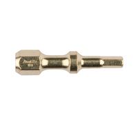 MAKITA - B-42335 Punta Impact Gold ShorTon, Hex 3,0, 30 mm, 2 pcs MAKITA