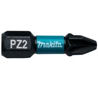 Makita Set de puntas para destornillador B-63644 Pozidriv PZ2 25 mm 2 piezas torsión negra