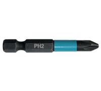 Makita b-63725, set de 2 puntas de destornillador phillips ph2, 50 mm,