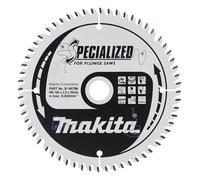 Makita B de 56786 Hoja de sierra Specialized, 60 dientes, 1 V, 165 x 20 mm