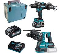 Makita Batería HR003GM201 + HP001GZ 40 V 2 x 4,0 Ah batería + cargador en MAKPAC 4