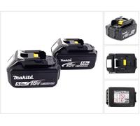 Makita BL 1850 B Batería Li-Ion 18 V - 5 Ah, 2 uds.